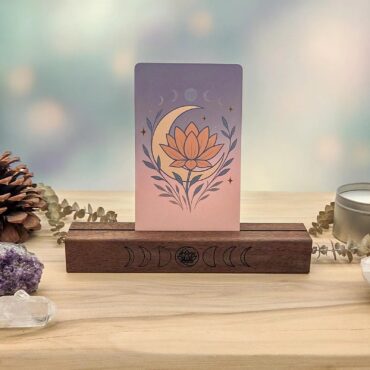 Black Walnut Oracle or Tarot Card Stand